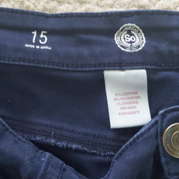 Kohls SO - High rise jeggings w/ front pockets - Picture 3 of 3